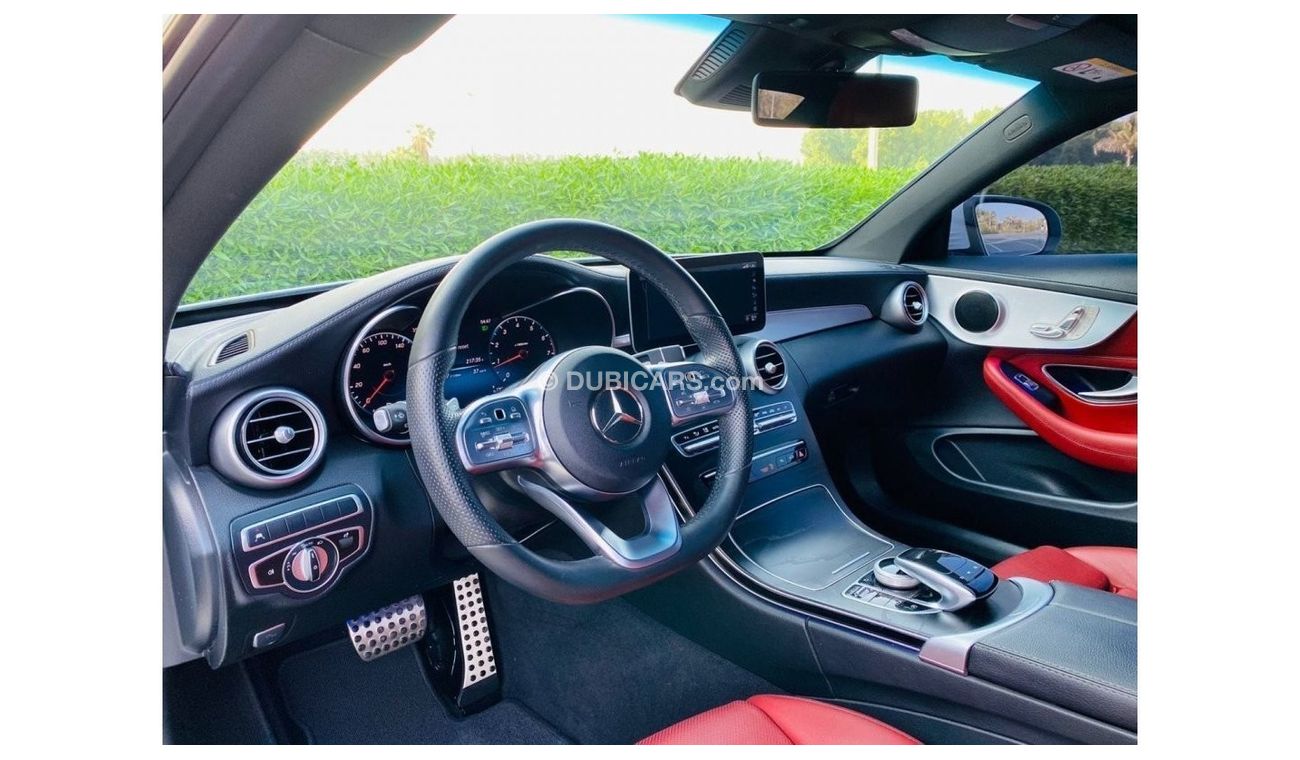 Mercedes-Benz C 200 Premium Mercedes Benz AMG C200 COUPE  GCC 2019 FULL OPTION  Service history