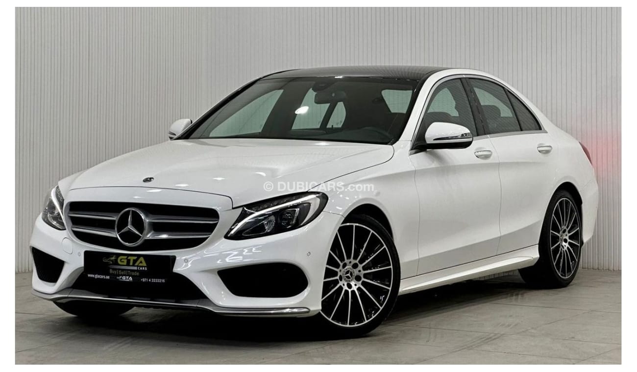 مرسيدس بنز C 200 Std 2017 Mercedes Benz C200 AMG, Warranty, Service History, Excellent Condition, GCC