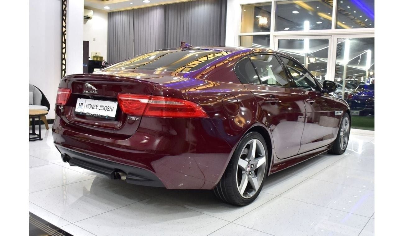 جاكوار XE EXCELLENT DEAL for our Jaguar XE R-Sport ( 2016 Model ) in Burgundy Color GCC Specs