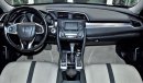Honda Civic EXCELLENT DEAL for our Honda Civic 1.6L ( 2017 Model ) in Black Color GCC Specs