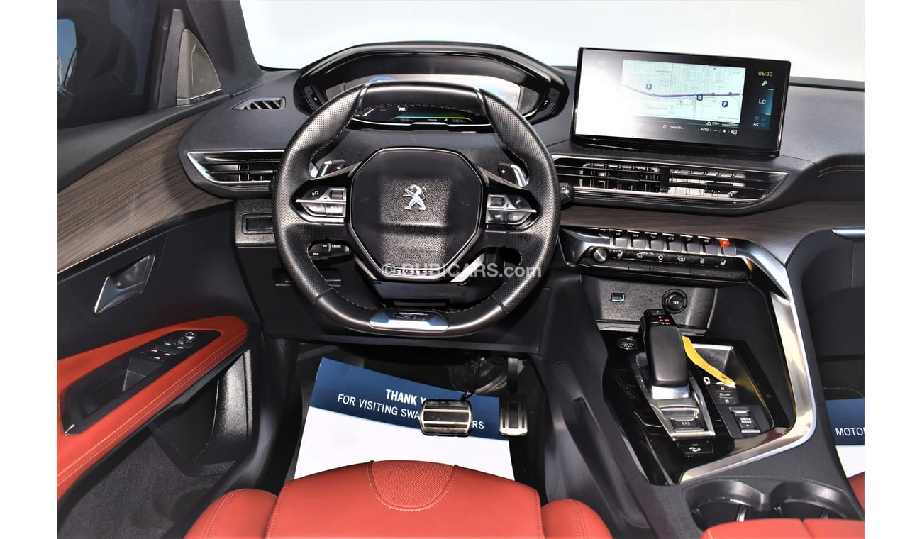 Peugeot 3008 PHEV | AED 2479 PM | HYBRID4 1.6L GT 2023 GCC AGENCY WARRANTY UP TO 2027 OR 100K KM