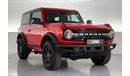 Ford Bronco WildTrak | 1 year free warranty | 0 down payment | 7 day return policy
