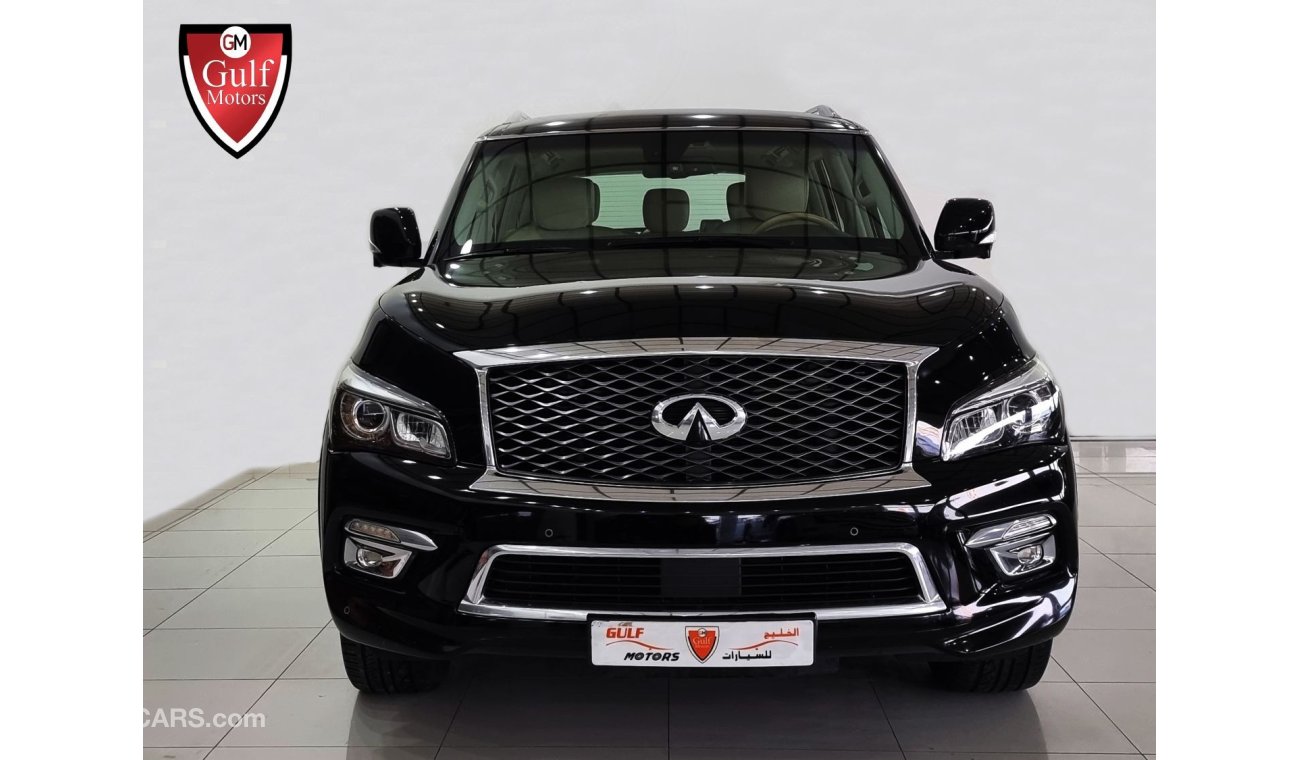 Infiniti QX80 2016-GCC-Full Option-Excellent Condition-Vat Inclusive-Bank Finance Available