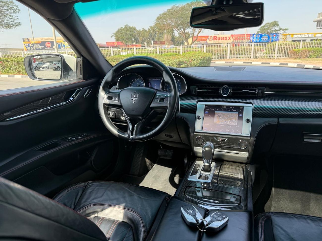 Maserati Quattroporte S 3.0L (350 HP) RAMADAN OFFER MASERATI QUATTROPORTE S 2015 GCC CARBON F  FULL OPTIONS IN LOW MILEAGE