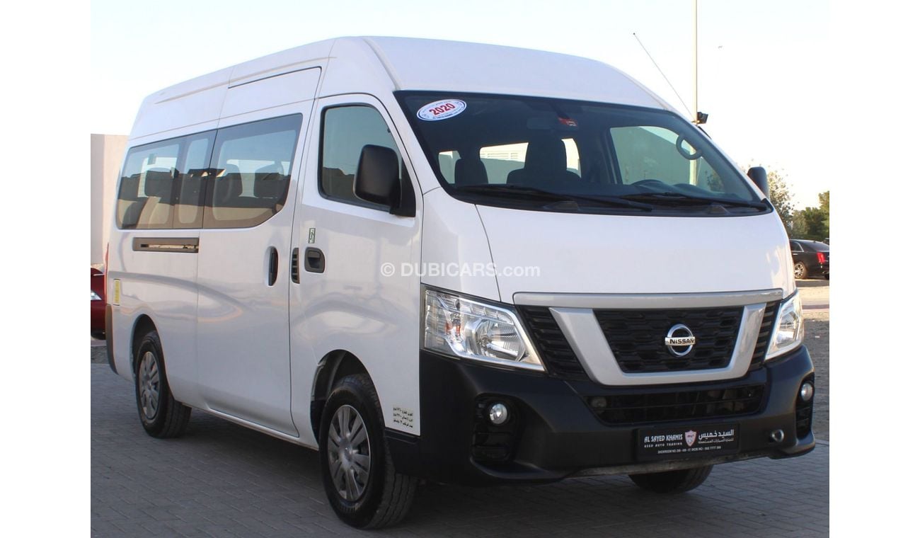 Nissan Urvan Std Nissan Urvan 2020 GCC high roof, high chair, manual gear, in excellent condition