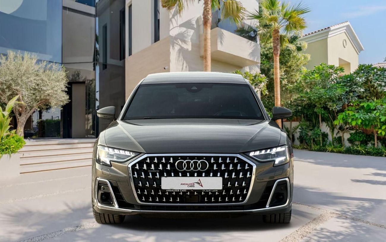 Audi A8 L 60 TFSI quattro 4.0L (454 HP) AED 6,280 P/M | 2024 | 5-Year Agency Warranty | Full Service History