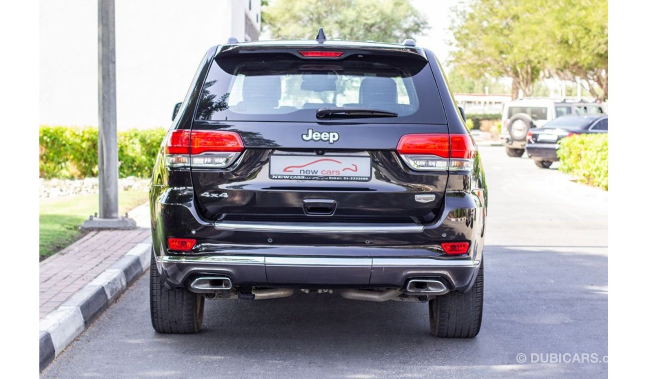 Jeep Grand Cherokee JEEP GRAND CHEROKEE SUMMIT - F.S.H - 2015 - GCC - 1755 AED/MONTHLY - UNDER AL FUTTAIM WARRANTY