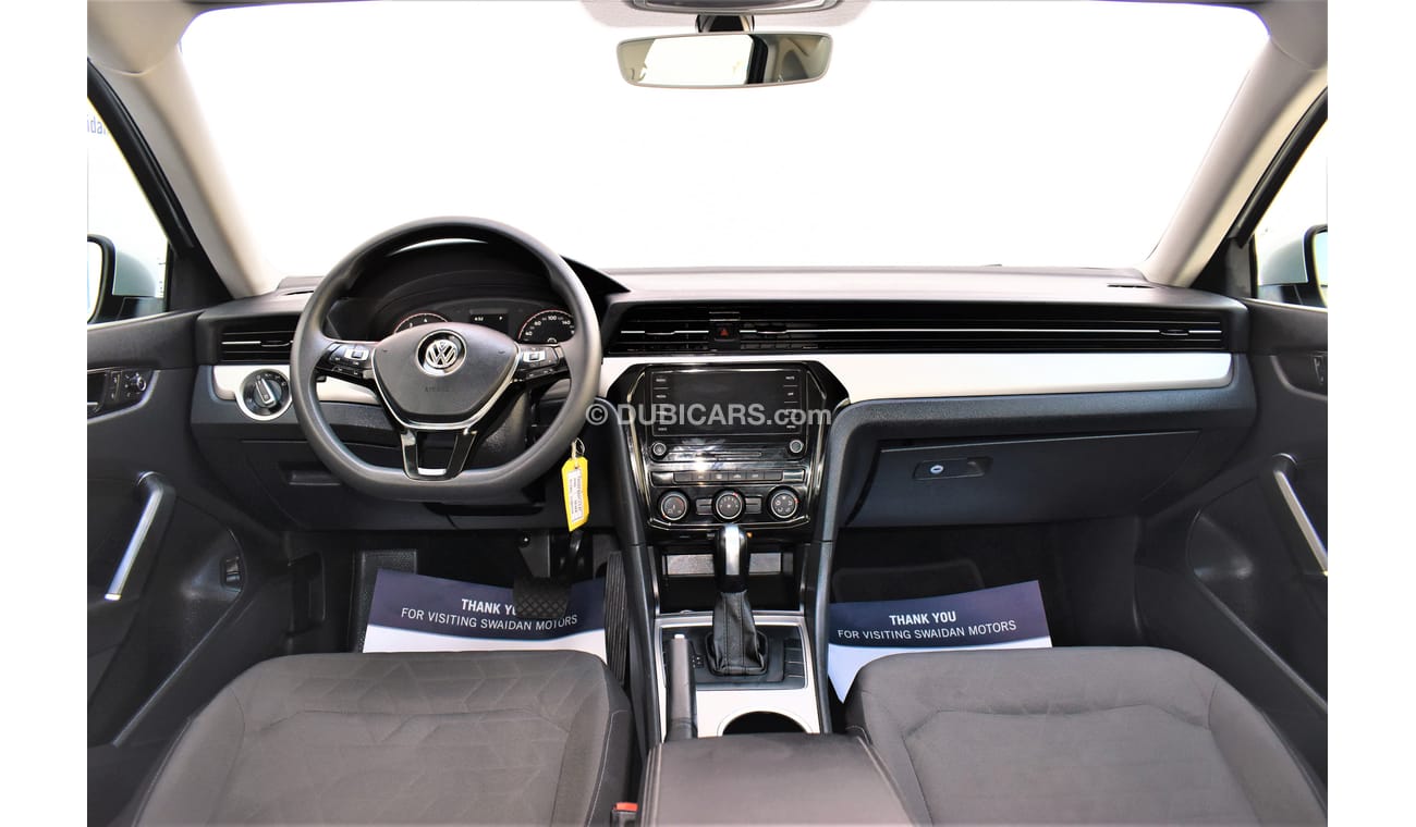 Volkswagen Passat | AED 1560 PM | 0% DP | 2.5L GCC DEALER WARRANTY