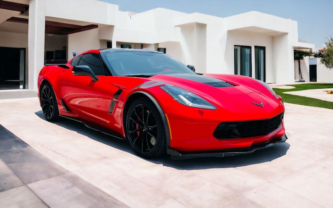 Chevrolet Corvette Grand Sport AED 4430 PM | CORVETTE C7 GRAND COUPE 2017 | GCC | TOP RANGE | LADY DRIVEN
