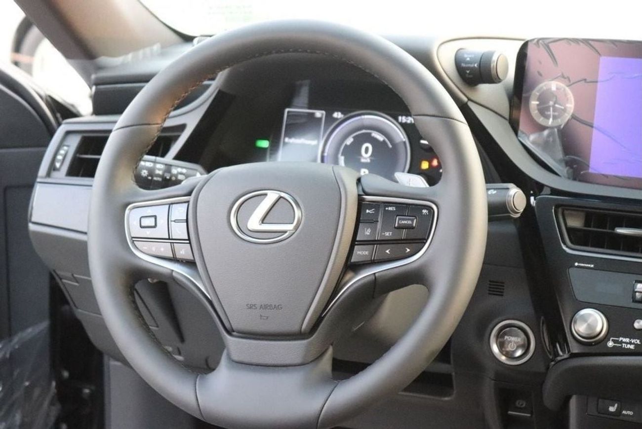 لكزس ES 300 2.5L HYBRID, PUSH START, ELECTRIC SEAT, LEATHER SEAT, FWD, 4 DOORS, RADAR,LANE ASSIST, MODEL 2023 FO