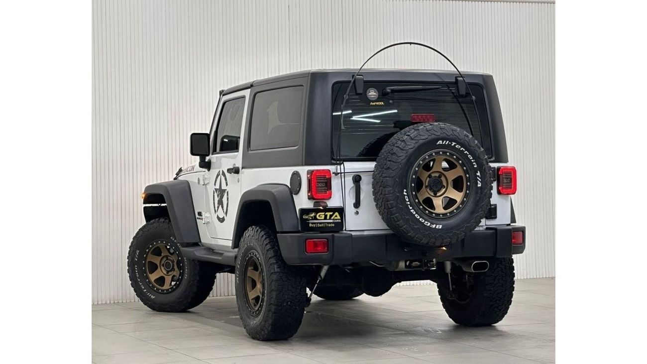 جيب رانجلر 2018 Jeep Wrangler Rubicon V6, June 2024 Warranty + Service Pack, Full Service History, GCC