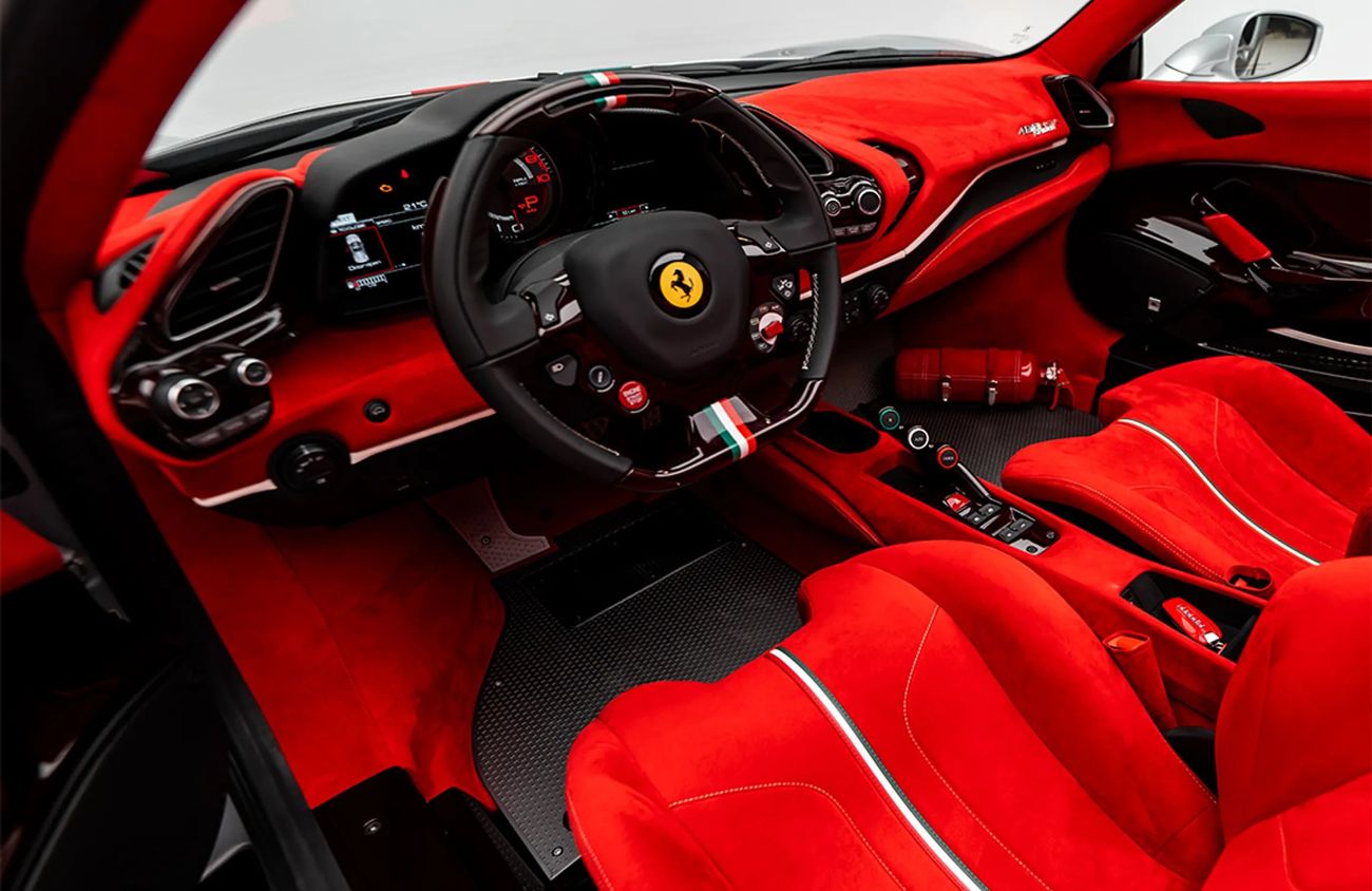 Ferrari 488 Pista 3.9L V8 Twin-Turbocharged Engine