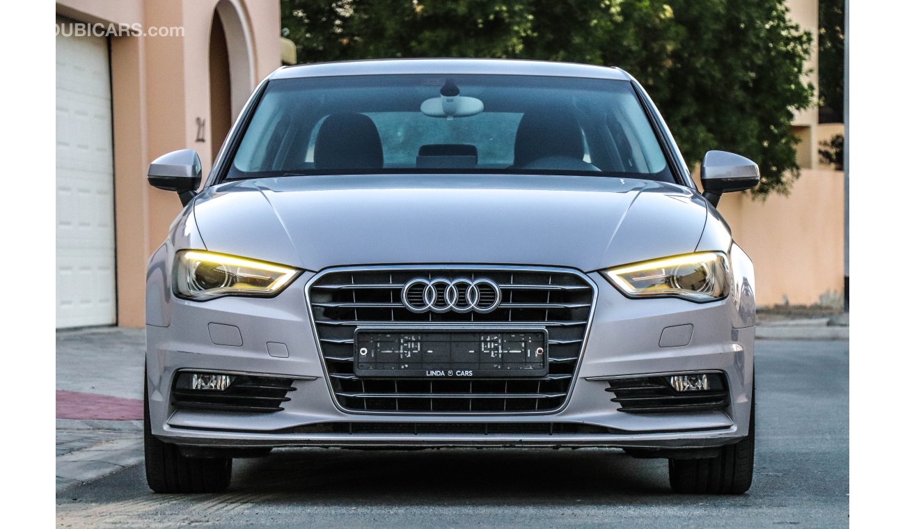 Audi A3 35 TFSI 2015 GCC under Warranty with Zero Down-Payment.