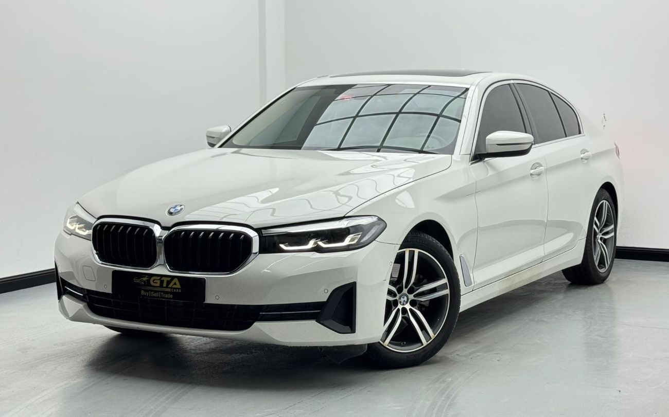 بي أم دبليو 520i Std 2.0L 2021 BMW 520i, BMW Service History, BMW Warranty & Service Contract, Excellent Condition, G