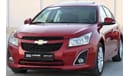 Chevrolet Cruze LT Chevrolet Cruze 2015 Full Option GCC Without Accident