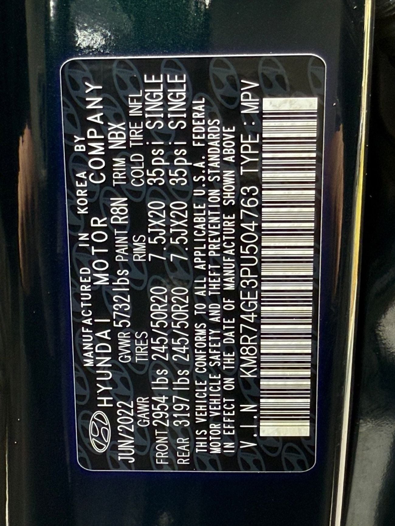 Hyundai Palisade Premium - Nappa 3.8L