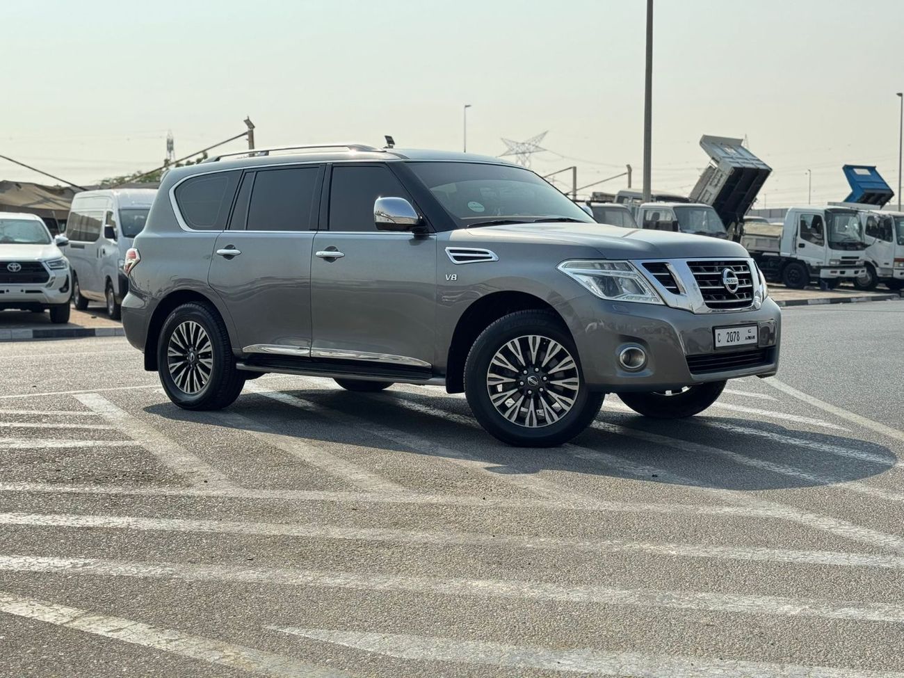 نيسان باترول NISSAN PATROL SE 2014 GCC GRAY COLOR