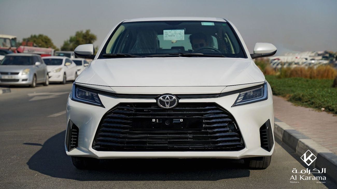 Toyota Yaris Y | 1.3L - 4-Cylinder | GCC Specs | Climate Control | Alloy Wheels | Rear Camera | NEW