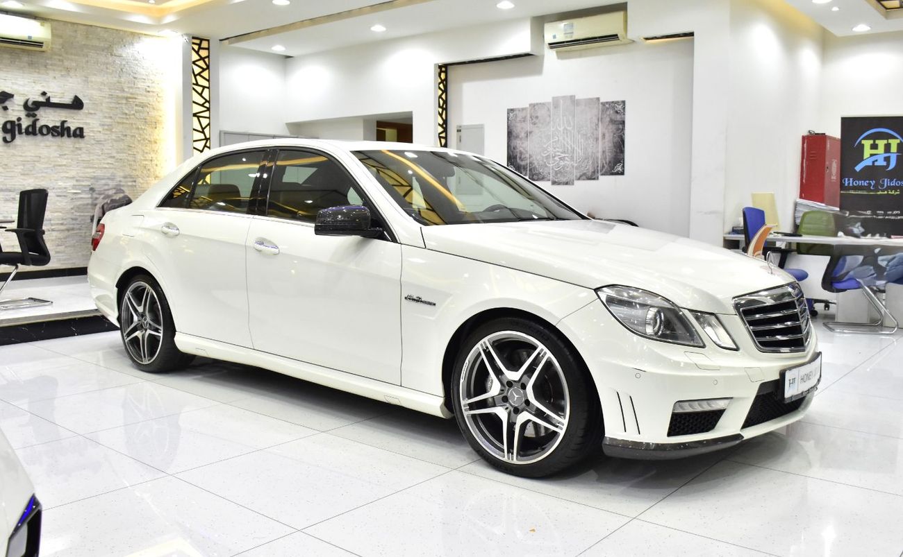 Mercedes-Benz E 63 AMG EXCELLENT DEAL for our Mercedes Benz E63 AMG ( 2011 Model ) in White Color GCC Specs