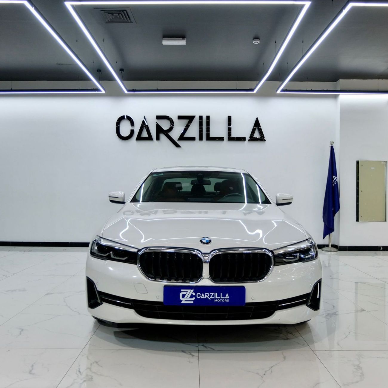 BMW 520i BMW 520i 2021 – White | Under Warranty & Service Contract | GCC Specs