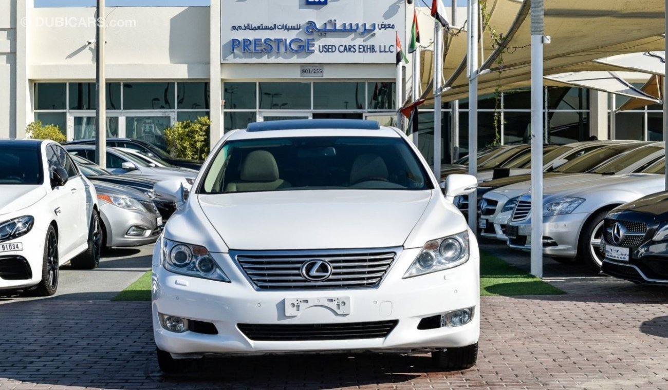 لكزس LS 460 Pre owned Lexus LS 460 for sale in Sharjah by Prestige Used Cars Trading L.L.C. 8 cylinder engine, w