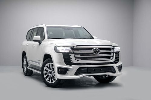 تويوتا لاند كروزر GXR LC300 3.5L - White Pearl Inside Beige | Export Only
