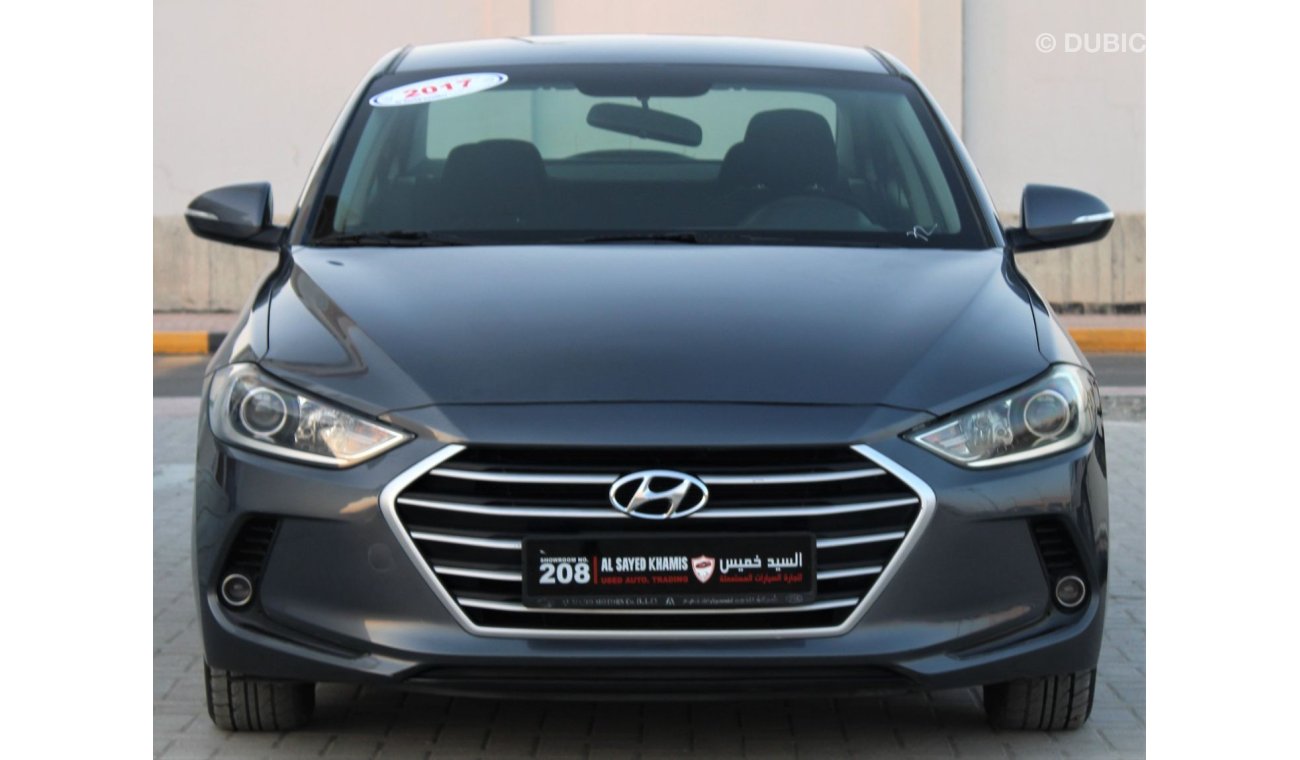 Hyundai Elantra Hyundai Elantra 2017, GCC, in excellent condition, without accidents, very clean from inside and out