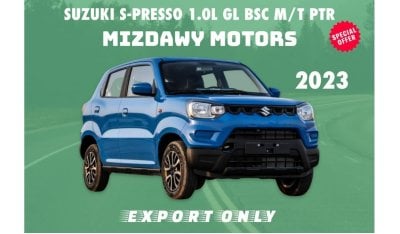 Suzuki S-Presso SUZUKI S-PRESSO 1.0L GL BSC M/T PTR (EXPORT ONLY)