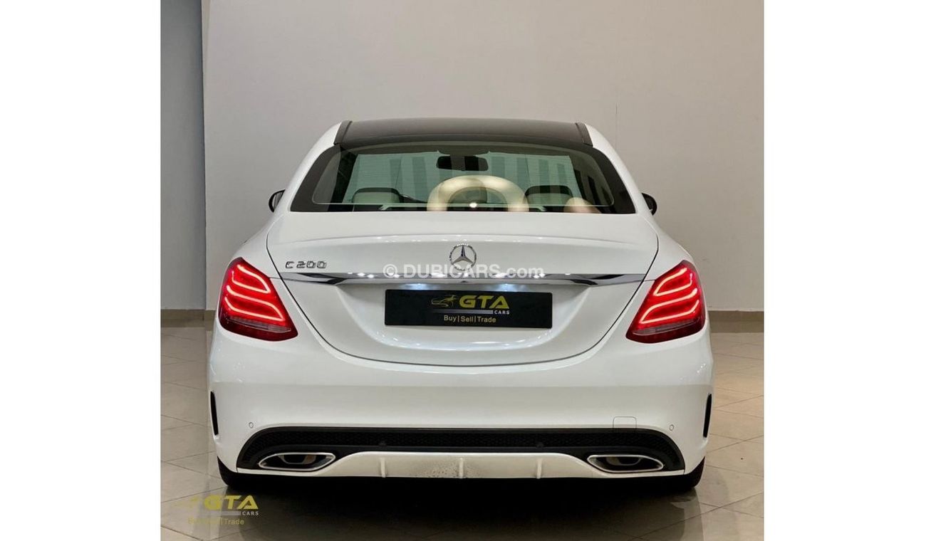 Mercedes-Benz C 200 2015 Mercedes C200, Warranty, AMG Exterior, Service History, Low KMs, GCC