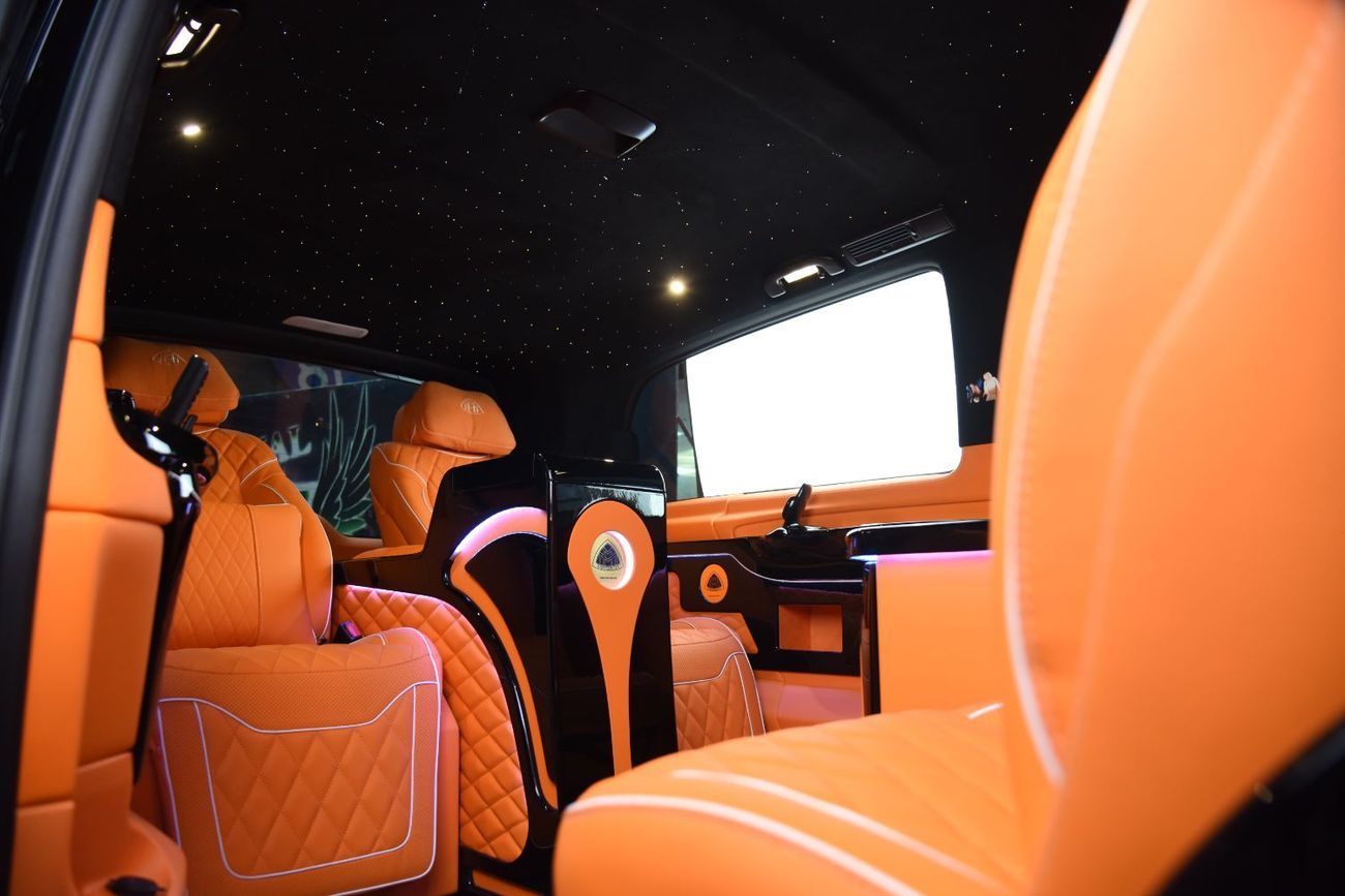 مرسيدس بنز V 300 “FLAMME D’HERMES” – 1 Of 3 CONCEPT - Handcrafted by ROYAL CUSTOMS in Dubai (Since 2009)