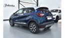 رينو كابتور EXCELLENT DEAL for our Renault Captur ( 2018 Model ) in Blue & White Color GCC Specs