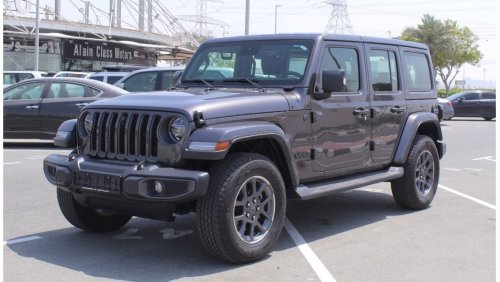 Jeep Wrangler Unlimited Sahara JEEP WRANGLER UNLIMTED SAHARA SPECIAL EDITION 2021 GCC VERY LOW MILEAGE WITH AGENCY