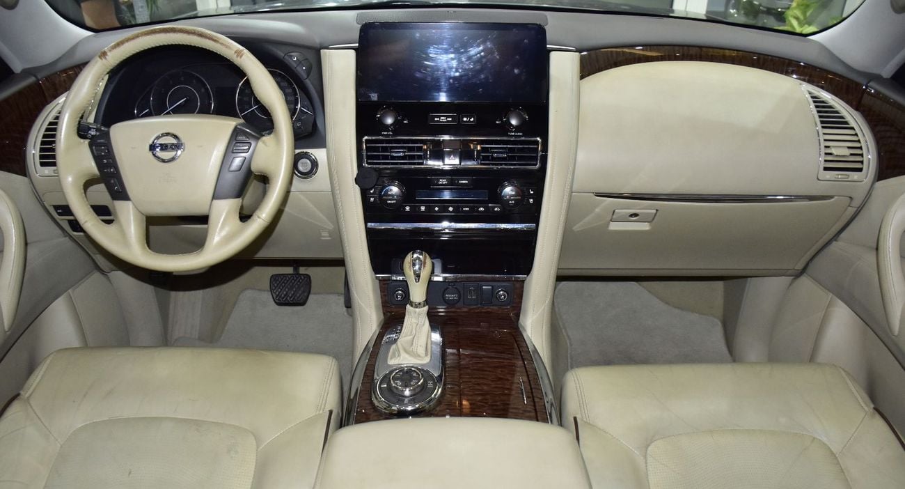 Nissan Patrol LE TITANIUM EXCELLENT DEAL for our Nissan Patrol Titanium V8 ( 2018 Model ) in Grey Color GCC Specs