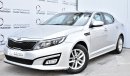 Kia Optima 2.4L 2016 GCC SPECS WITH DEALER WARRANTY STARTING FROM 36,900 DHS