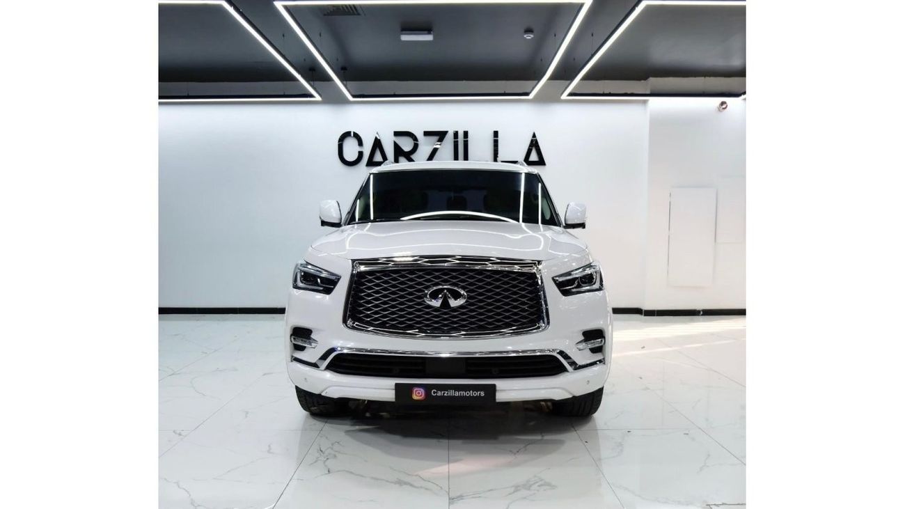 Infiniti QX80 Luxe Proactive Luxury-GCC-Accident Free-Excellent Condition