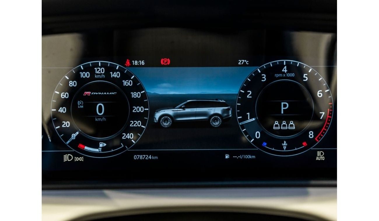 Land Rover Range Rover Velar P300 2.0L 2020 Range Rover Velar P300 S, 1 Year Warranty, Low KMs, GCC