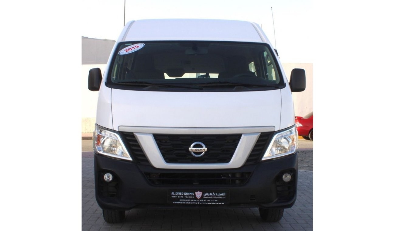 Nissan Urvan Panel Van High Roof Nissan Urvan High Roof GCC 2019 in excellent condition