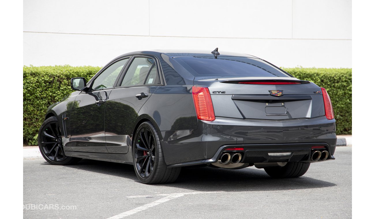 Cadillac CTS V - 2016 - GCC - ASSIST AND FACILITY IN DOWN PAYMENT - 3320 AED/MONTHLY