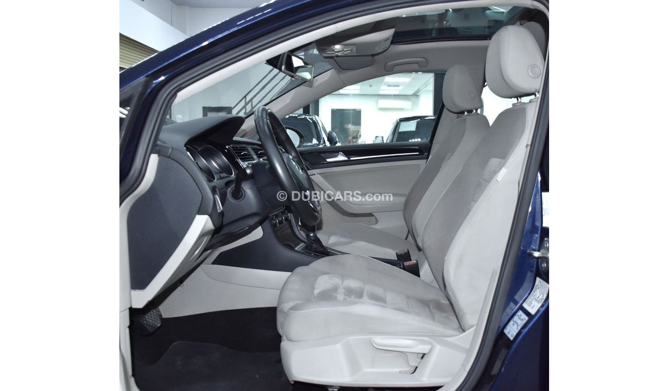 Volkswagen Golf EXCELLENT DEAL for our Volkswagen Golf TSi ( 2016 Model ) in Blue Color GCC Specs