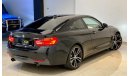 بي أم دبليو 440 2017 BMW 440i M Sport Coupe, March 2022 BMW Warranty + Service Contract, Fully Loaded, Low KMs, GCC