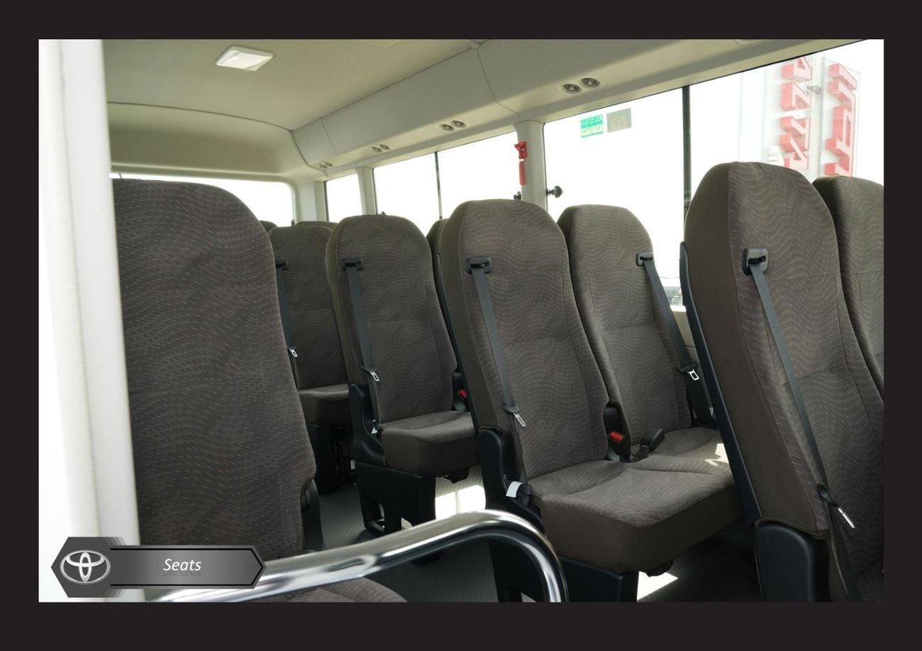 تويوتا كوستر  TOYOTA COASTER 2.7L 23-STR H/R MID M/T PTR 2025 Export Only