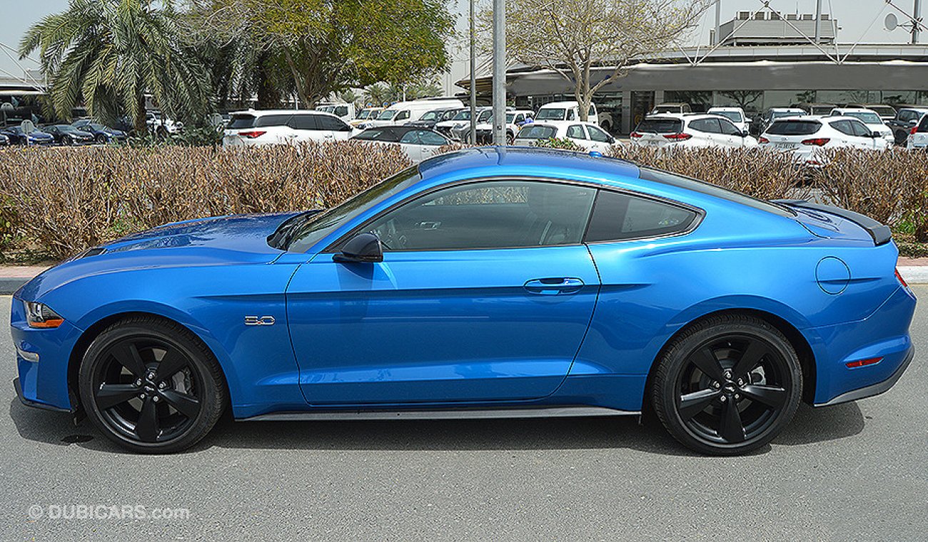 Ford Mustang 2019 GT Premium, 5.0 V8 GCC, 0km w/ 3Years or 100K km Warranty and 60K km Service at Al Tayer