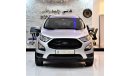 Ford EcoSport The fun, connected, and capable choice of SUV!( FULL SERVICE HISTORY )Ford ECO Sport 2019! GCC Specs