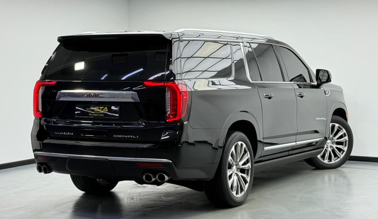 جي أم سي يوكون XL Denali 6.2L (8 Seater) 2021 GMC Yukon Denali XL, Warranty, Full GMC Service History, Fully Loaded, E