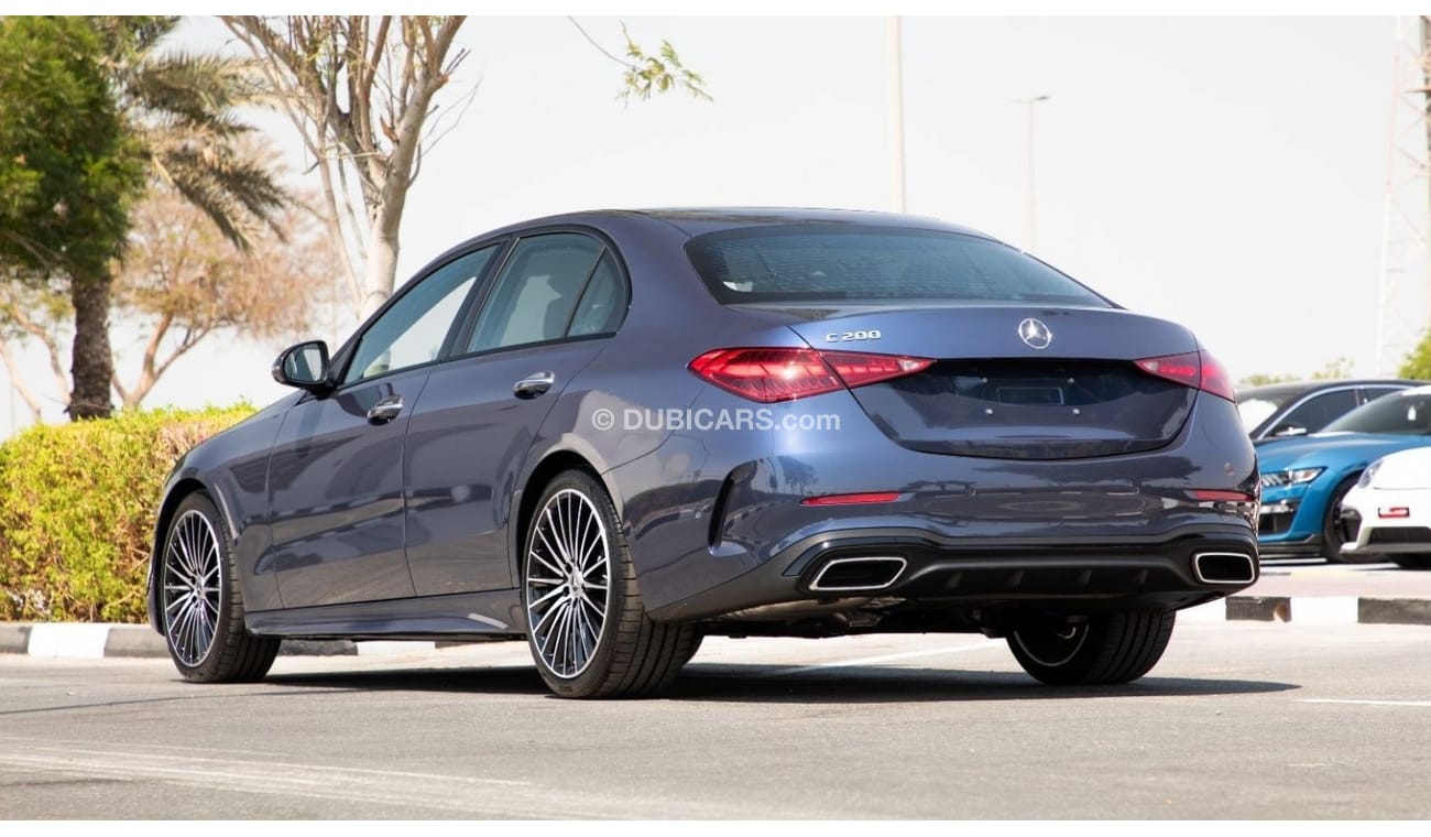 Mercedes-Benz C 200 AMG Premium Plus Night Pack/GCC/5years warranty. Local Registration +5%