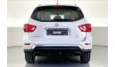 Nissan Pathfinder SV | 1 year free warranty | 1.99% financing rate | Flood Free