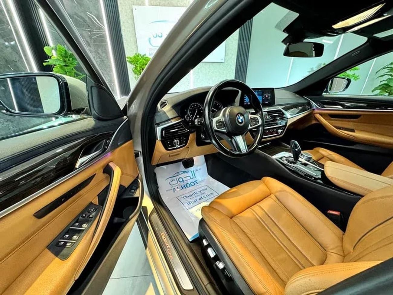 BMW 530i M Sport 2.0L LOVELY BMW 530i SPORT LINE || GCC || F.S.H at BMW || TOP RANGE || ACCIDENTS FREE