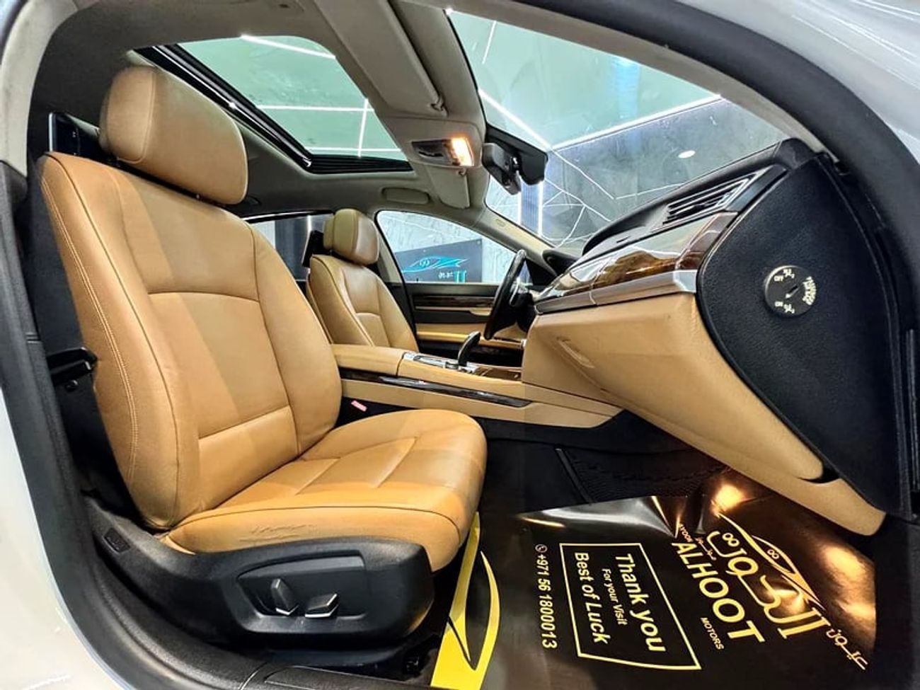 بي أم دبليو 730Li LOVELY WHITE 730Li V6 || FULL OPTION || GCC || ACCIDENTS FREE || CONDITION