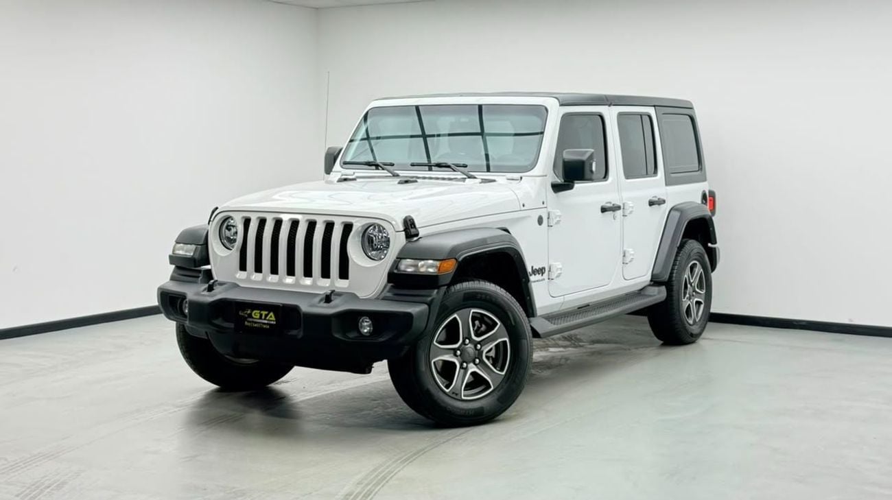 جيب رانجلر أنليميتد SPORT 2023 Jeep Wrangler Unlimited Sport, Warranty, Full Jeep Service History, Fully Loaded, GCC