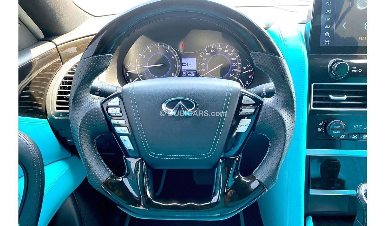 Infiniti QX80 GCC 2019 Nardo Grey Unique Interior Design by MBS